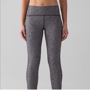 Heathered, rushed lululemon pant